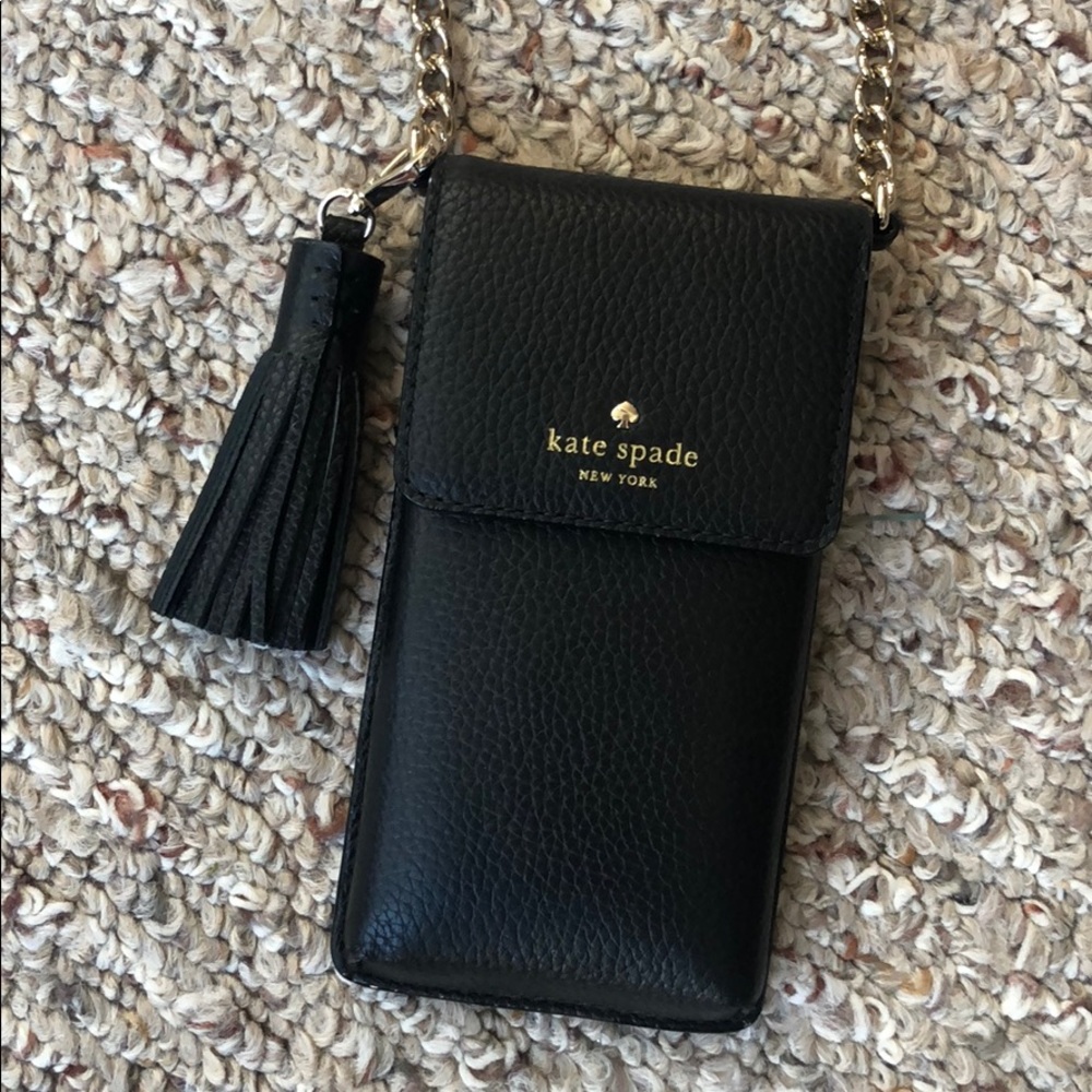Kate Spade leather iPhone crossbody